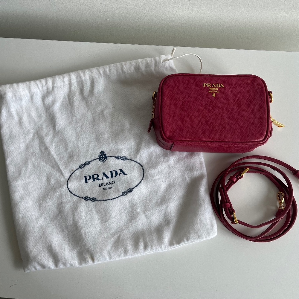 Prada Saffiano Mini Crossbody Bag
